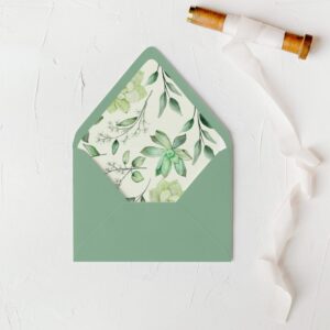 Buste verde oliva con Fodera personalizzata